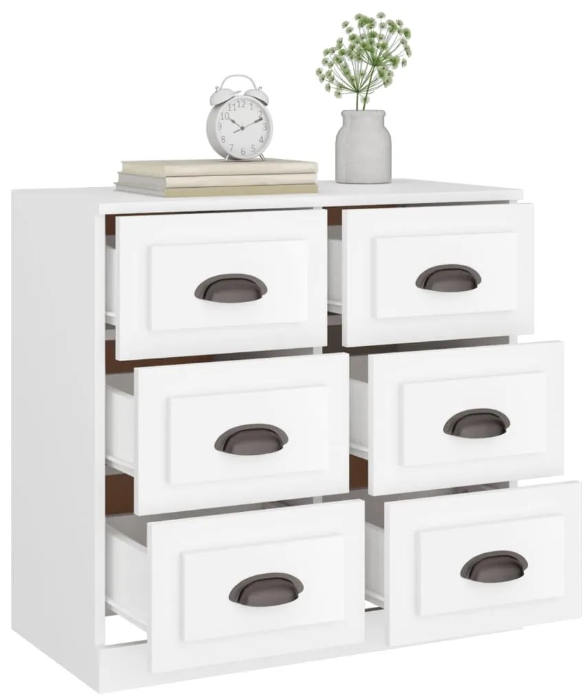 Aparador 70x35,5x67,5 cm derivados de madeira branco