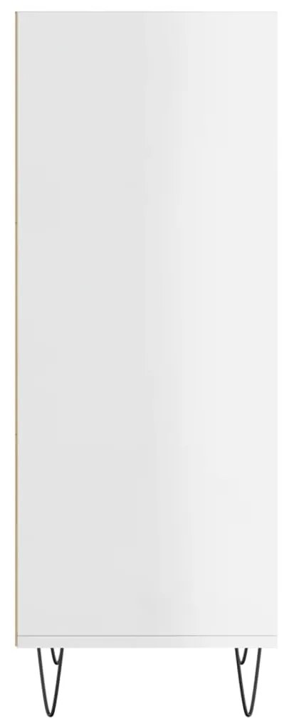 Aparador 34,5x32,5x90 cm derivados de madeira branco brilhante