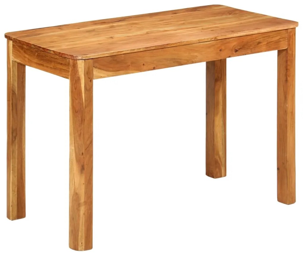 vidaXL Mesa de jantar 110x55x76 cm madeira de acácia maciça