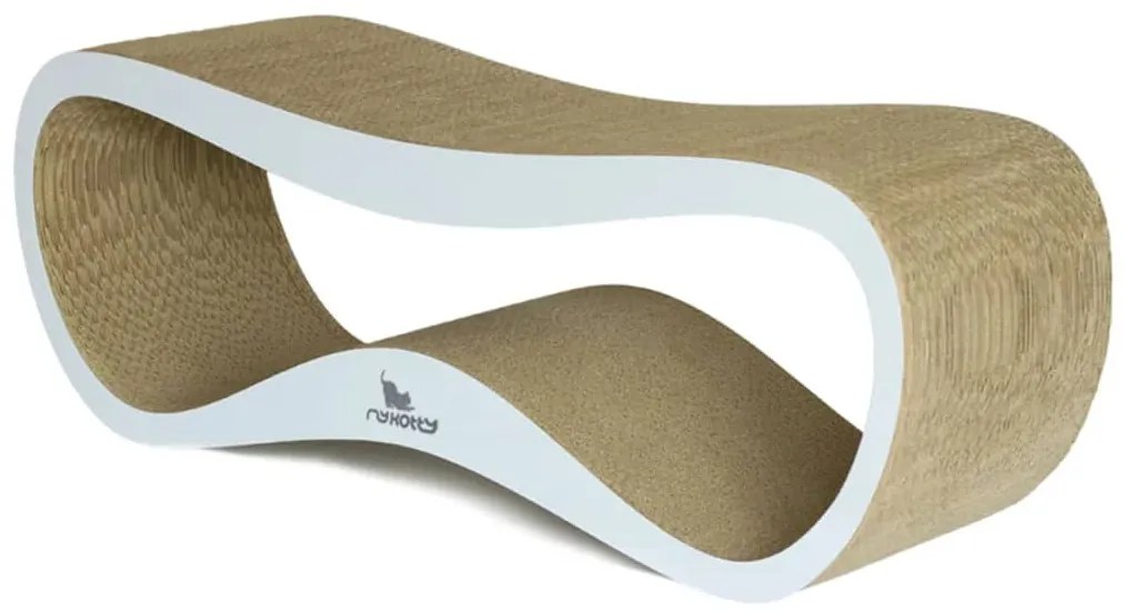MyKotty Arranhador para gatos LUI 75x25x25 cm branco 3081