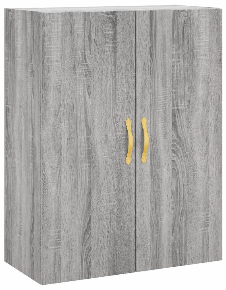 Armários de parede 2 pcs 69,5x34x90 cm cinzento sonoma