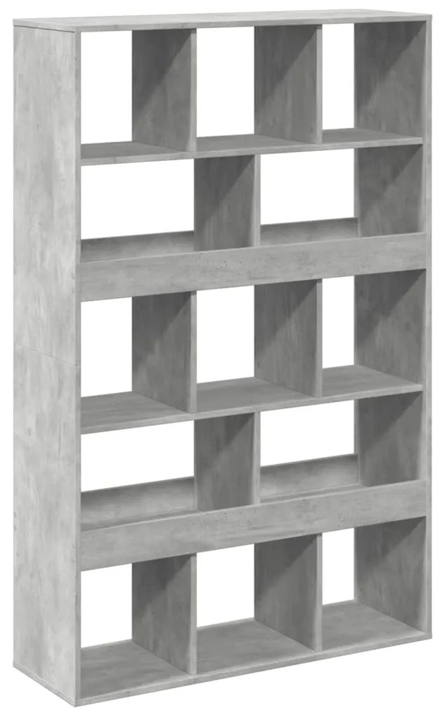 Estante 100x33x156,5 cm derivados de madeira cinzento cimento