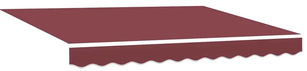 Toldo retrátil manual 300x250 cm bordô