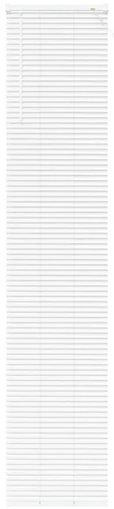Persiana de Janela com cortinas Outros Manual Branco 40 x 220 cm Alumí