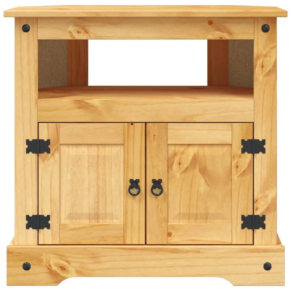 Mesa consola Corona Range em pinho mexicano 80x43x78 cm