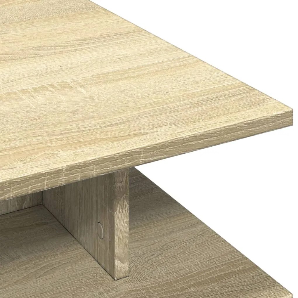Mesa de centro 102x55x35 madeira processada carvalho sonoma