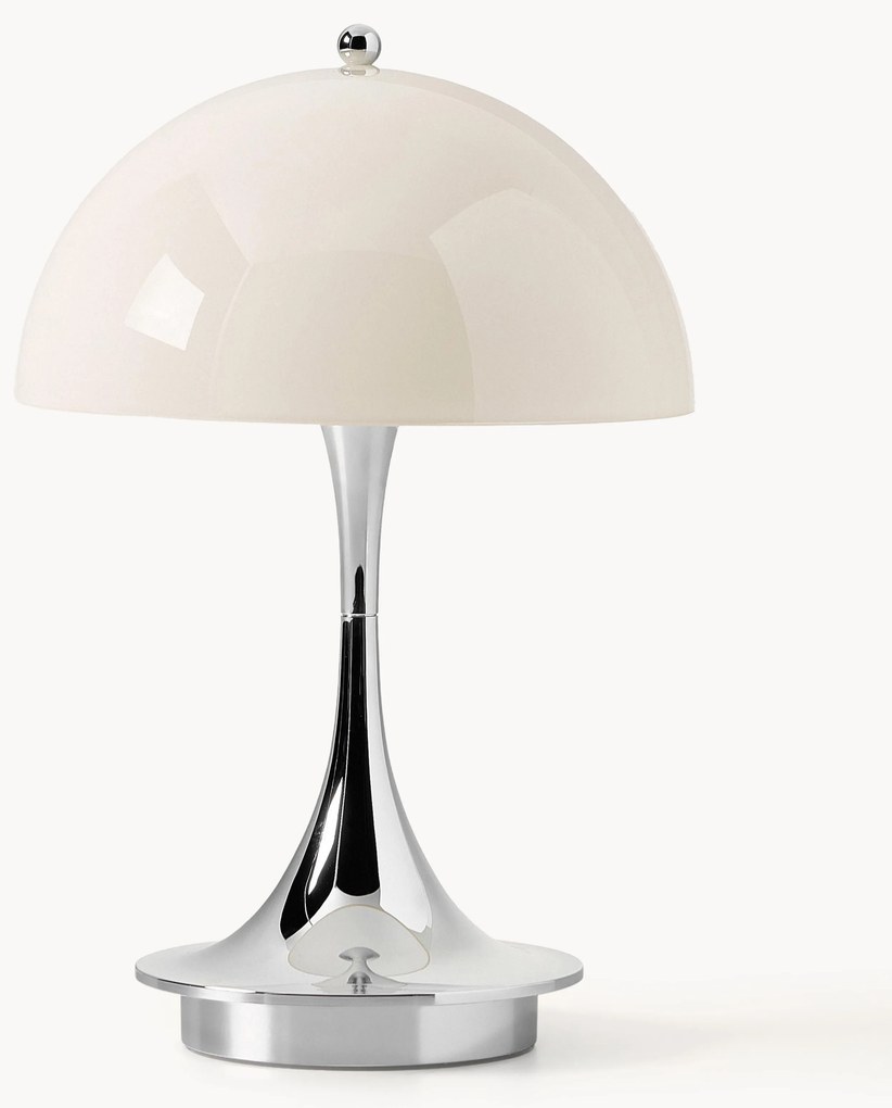 Candeeiro de mesa LED pequeno portátil Panthella 160, Design Verner Panton