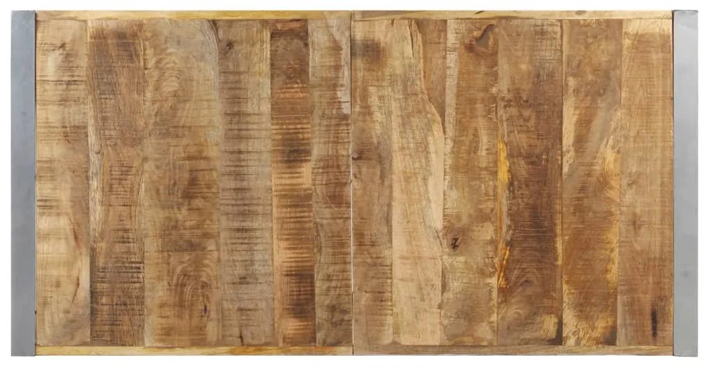 Mesa de centro 140x70x40 cm madeira de mangueira áspera