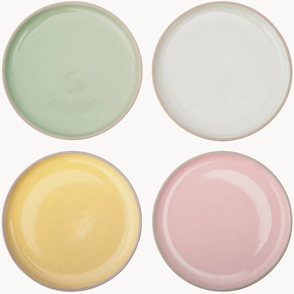 Pratos de sobremesa Big Love, conjunto de 4