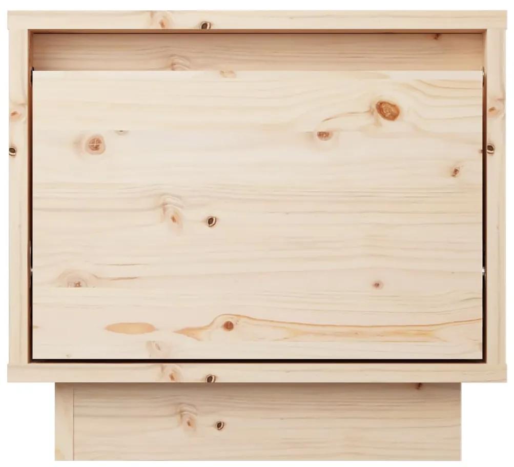 Mesas de cabeceira 2 pcs 35x34x32 cm madeira de pinho maciça