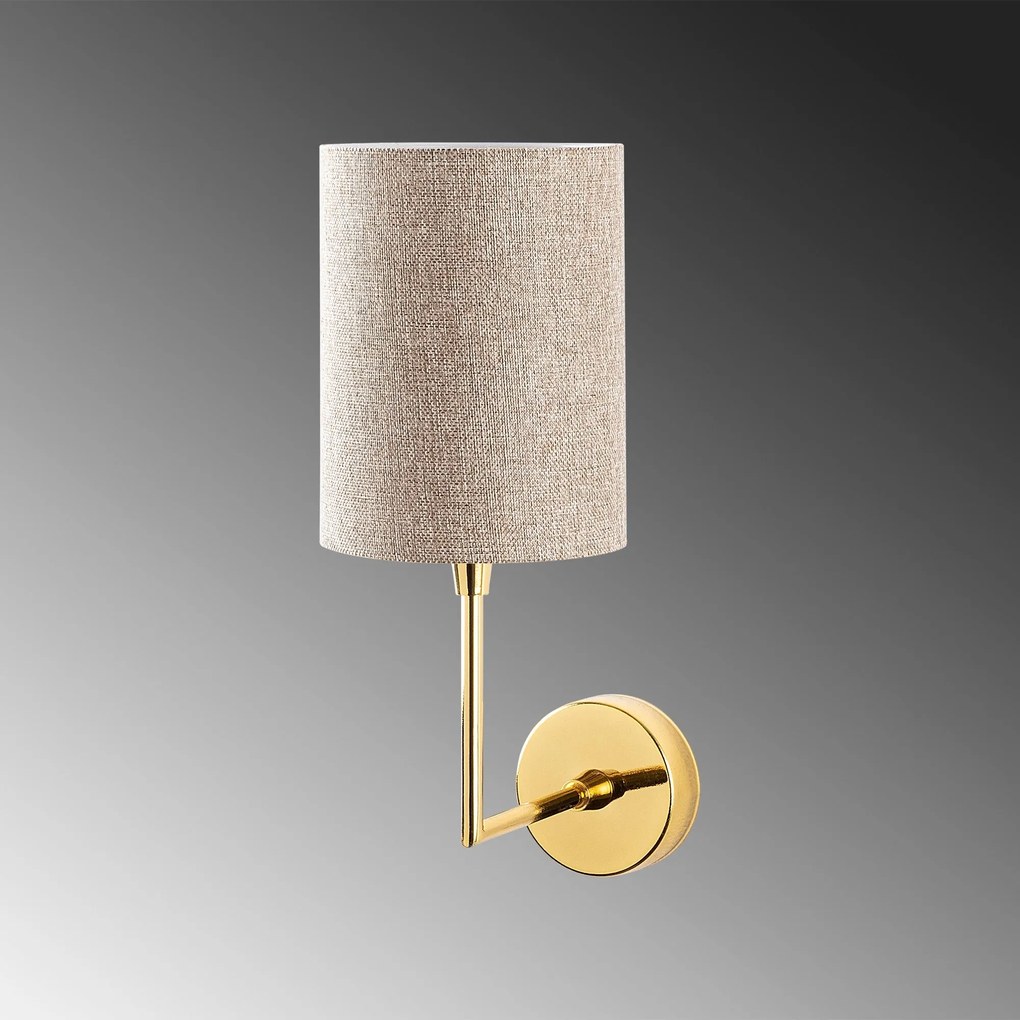 Lâmpada de Parede Modelo 7151 – Dourado – 12 x 21 x 32 cm