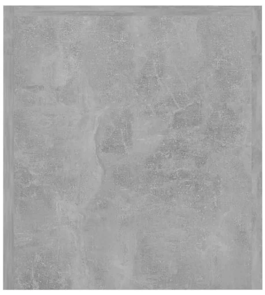 Móvel de TV com luzes LED 120x35x40 cm cinzento cimento