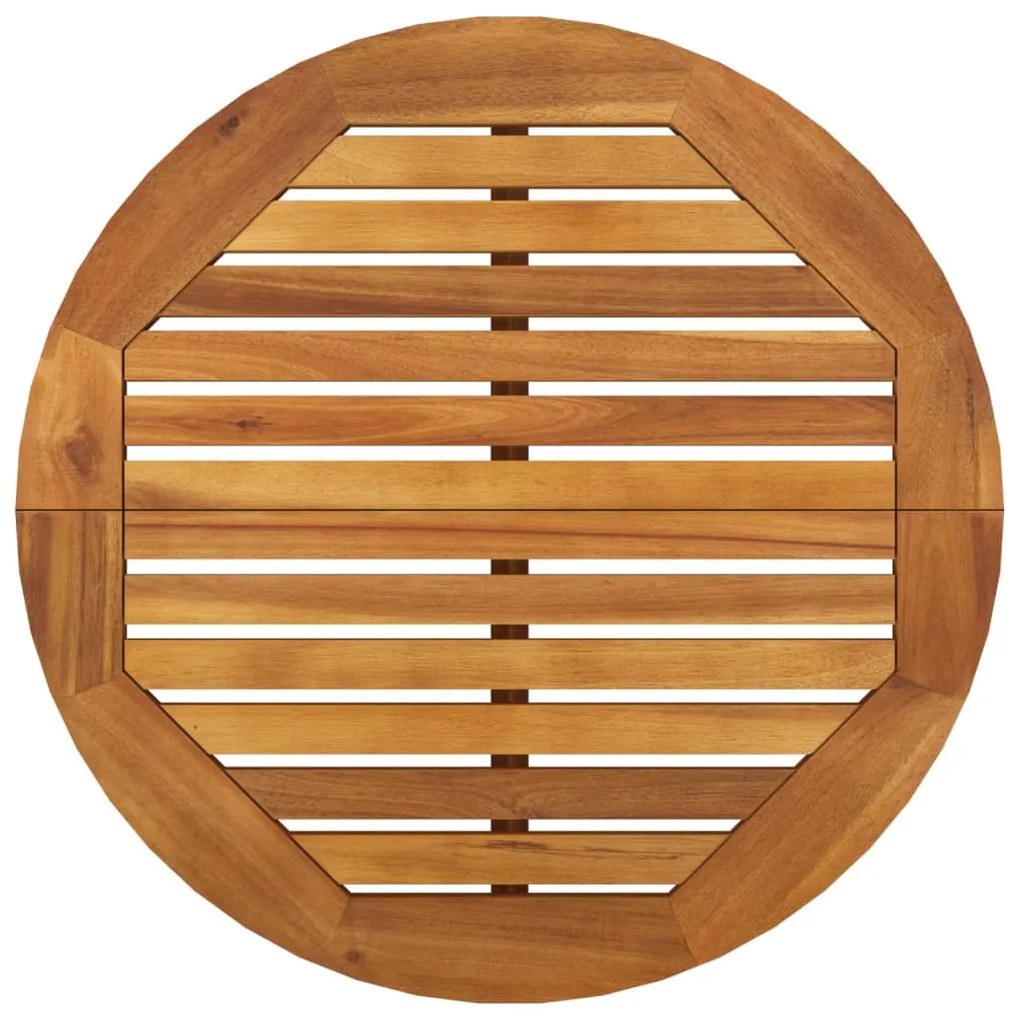 5 pcs conjunto de bar para jardim madeira de acácia maciça