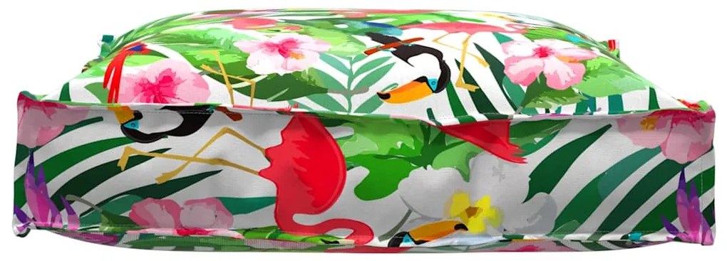 Almofada Para Palete - Assento Selva Tropical 70x70x12 cm - Tecido Oxf
