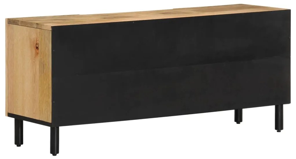 Móvel de TV 105x33x46 cm madeira de mangueira maciça