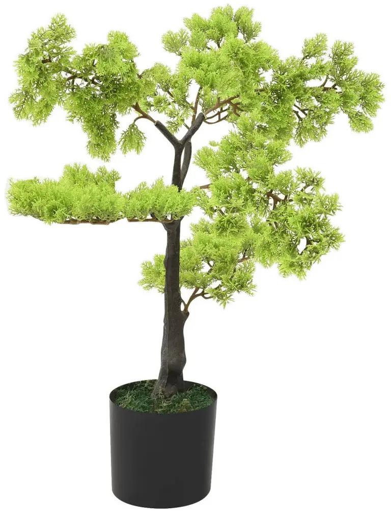 Plantas e Flores Artificiais VidaXL  bonsai cipreste artificial 60 cm