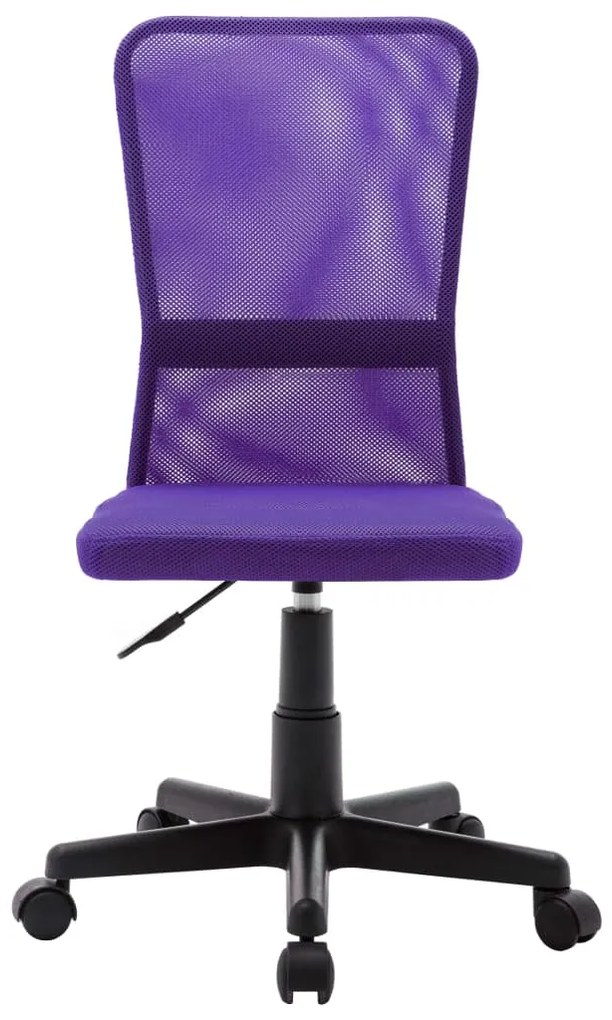 Cadeira de escritório 44x52x100 cm tecido de malha roxo
