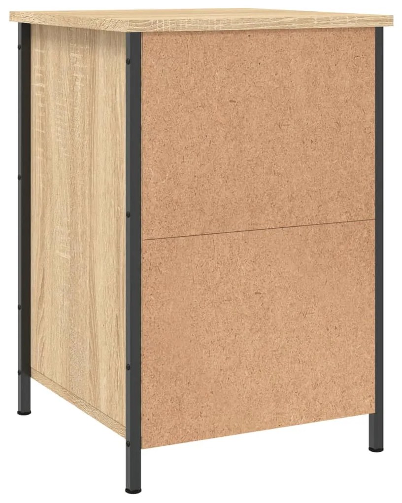 Mesas cabeceira 2 pcs 40x42x60cm deriv. madeira carvalho sonoma