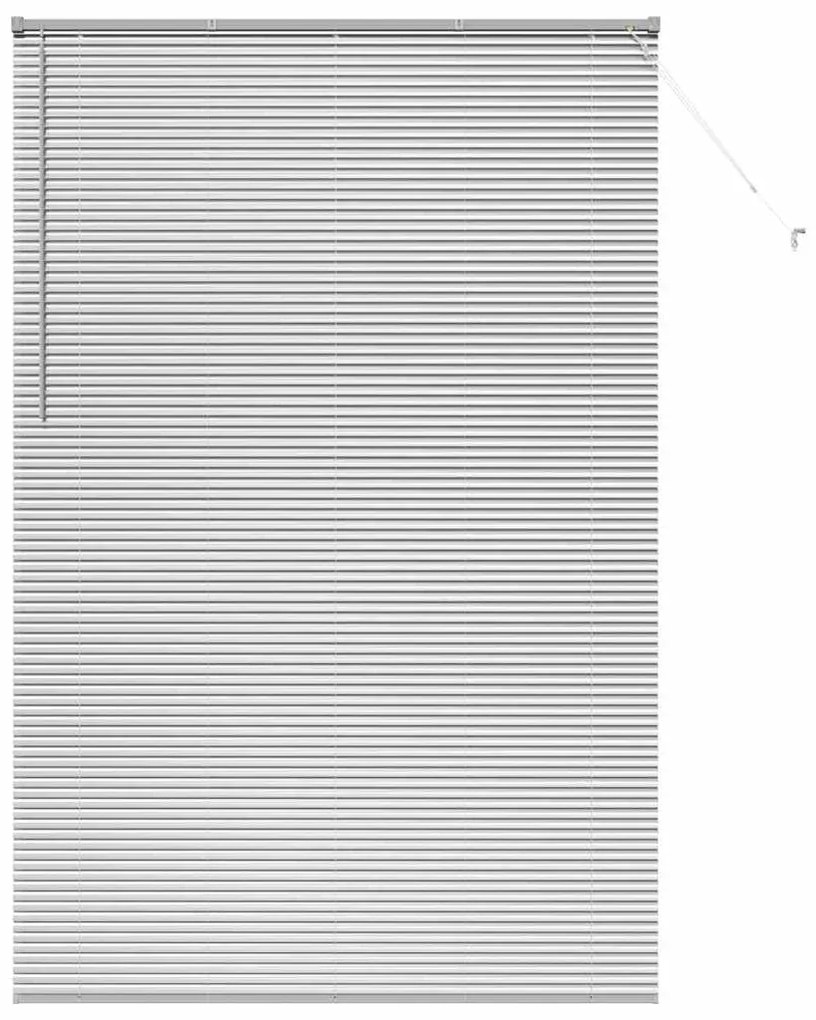 Persiana de Janela com cortinas Outros Manual Prata 150 x 220 cm Alumí