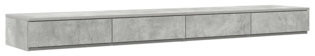Gavetas para Cama vidaXL Cinza Concreto 180x36,5x16,5 cm Madeira Reves