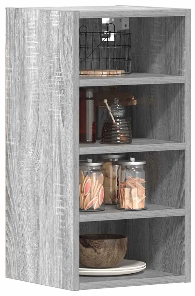 vidaXL Armário suspenso “Riga” 30x29,5x60cm cinzento sonoma