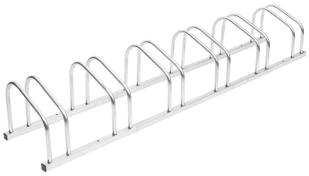 vidaXL Suporte para 6 bicicletas aço galvanizado