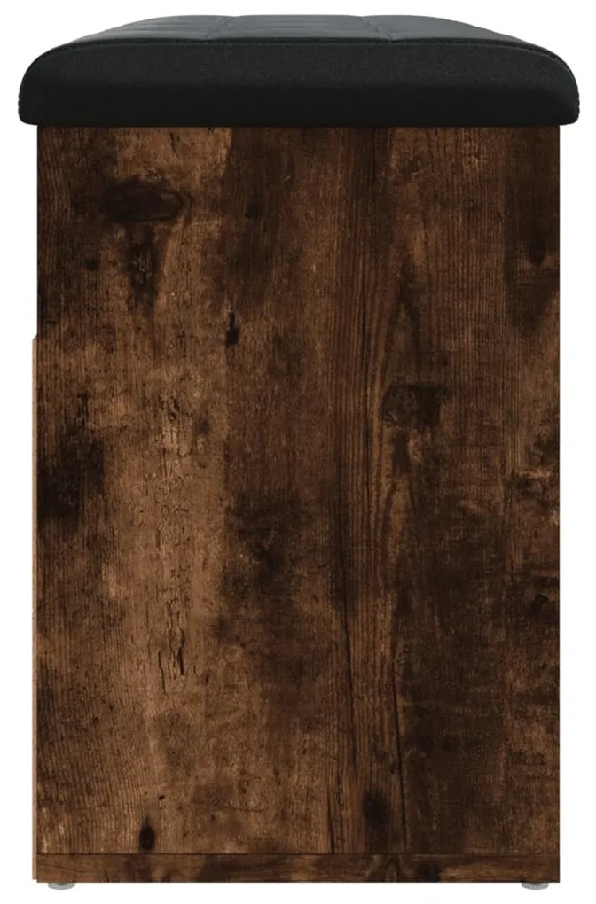 Banco sapateira 82x32x45,5 cm derivados madeira carvalho fumado