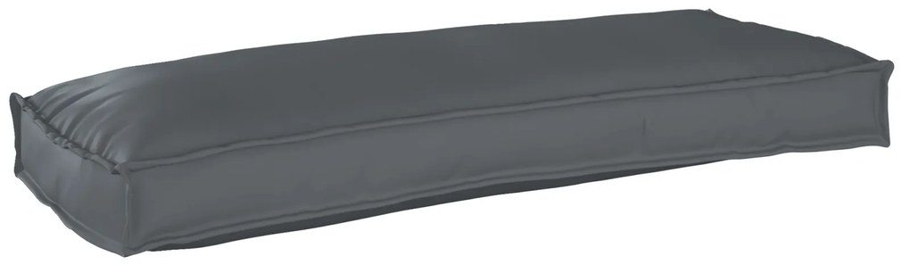 vidaXL Almofada para Palete de Banco Antracite 100x40x8 cm em Tecido Oxford
