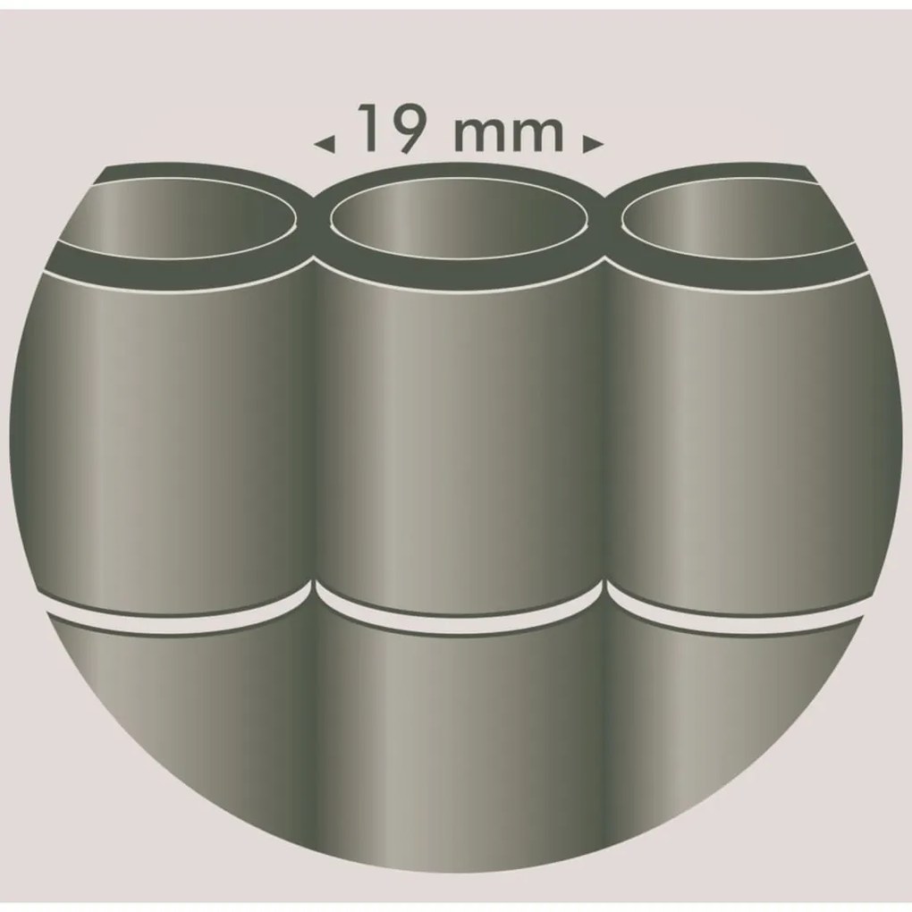 Tela de jardim face dupla PVC 1x3 m verde