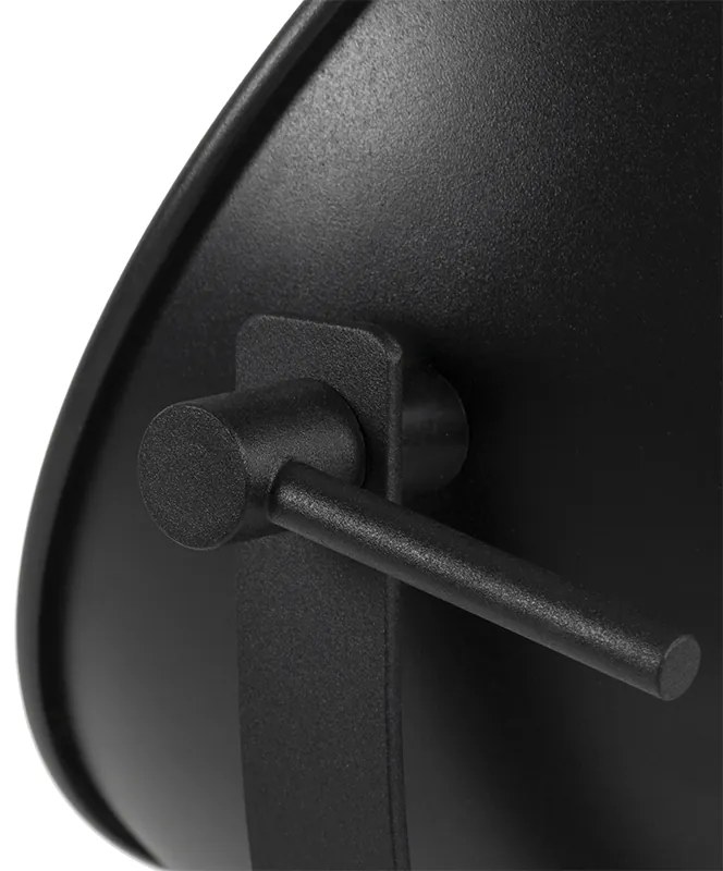 Candeeiro de mesa preto com dourado 63,3 cm tripé ajustável - Magnax Industrial