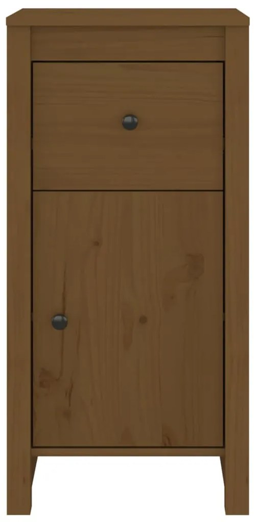 Aparadore 40x35x80 cm pinho maciço castanho mel