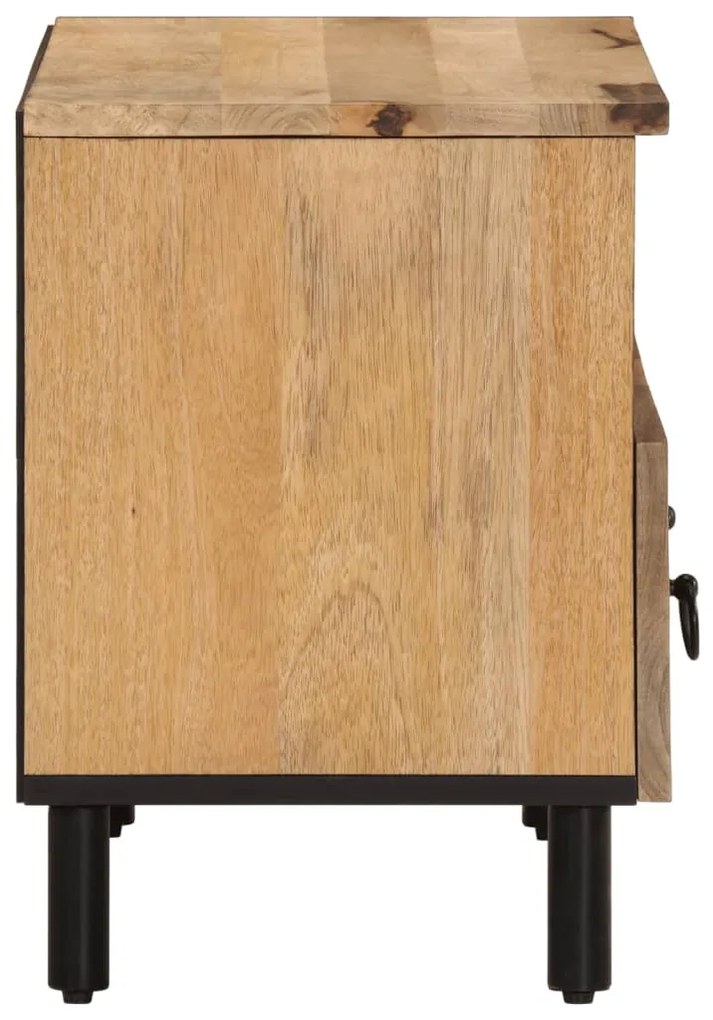 Móvel de TV 70x33x46 cm madeira de mangueira maciça