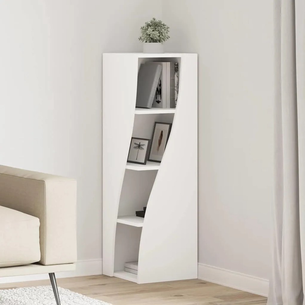 vidaXL Armário de canto 32x32x102cm Madeira processada