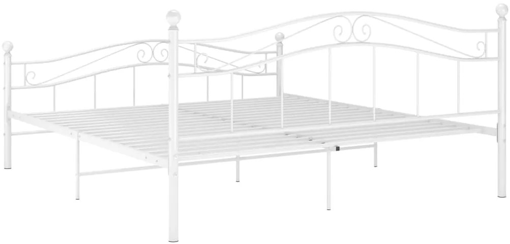Estrutura de cama metal 200x200 cm branco
