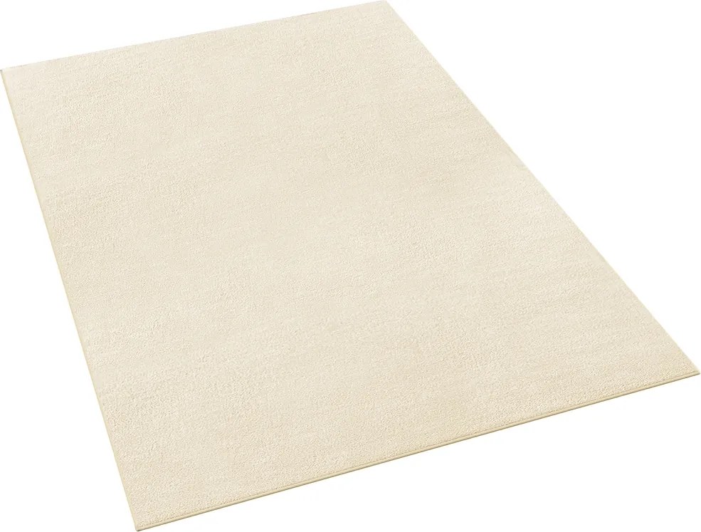 Tapete retangular de sala de estar 160 x 230 cm Bege