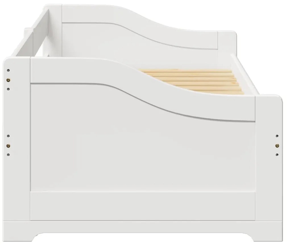 Sofá-cama com gavetão sem colchão IRUN branco 90x200 cm