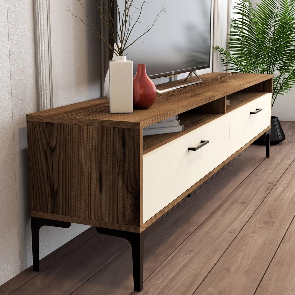 Unidade TV Istanbul – Noz e Creme – 180x35x47 cm