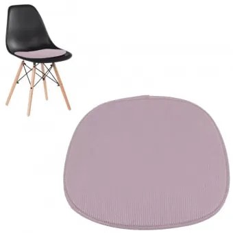 Almofada 41x34,5 Cm Para Cadeira Em Veludo Scand Lilás Lavanda - Sklum