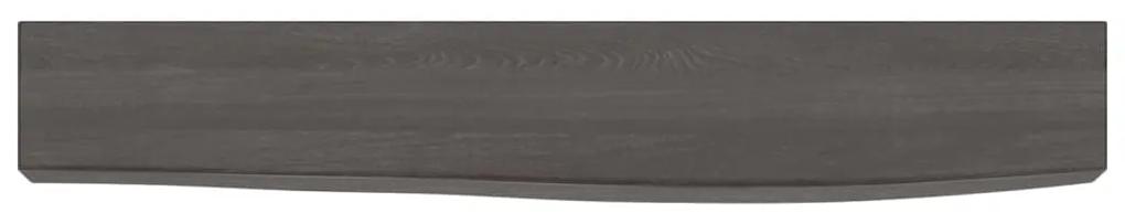 Prateleira de parede 60x10x6 cm carvalho tratado cinza-escuro