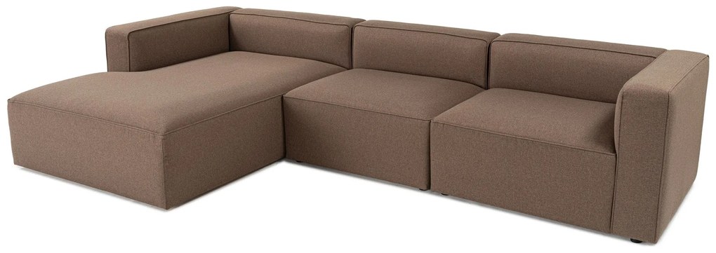 Sofá de Canto Mora XL – Castanho – 320 cm