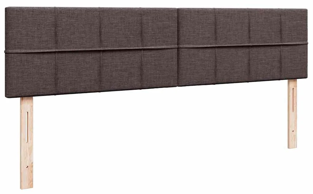 Estrutura de cama otomana com colchão 180x200cm castanho escuro
