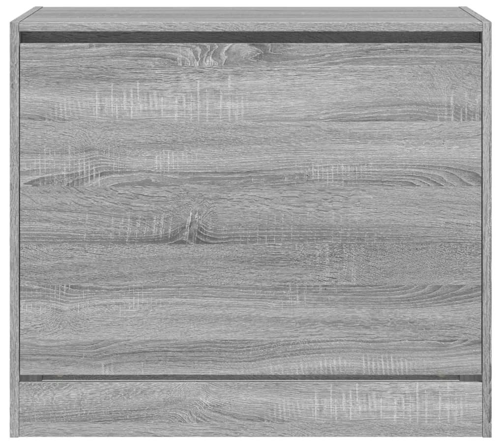 Sapateira 80x42x69 cm derivados de madeira cinzento sonoma