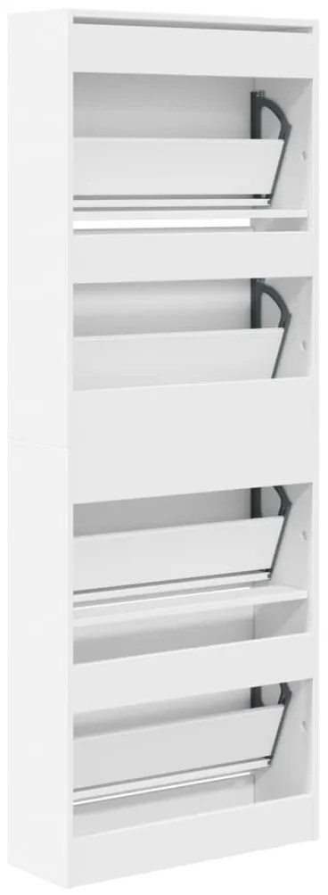 Sapateira 60x21x163,5 cm derivados de madeira branco