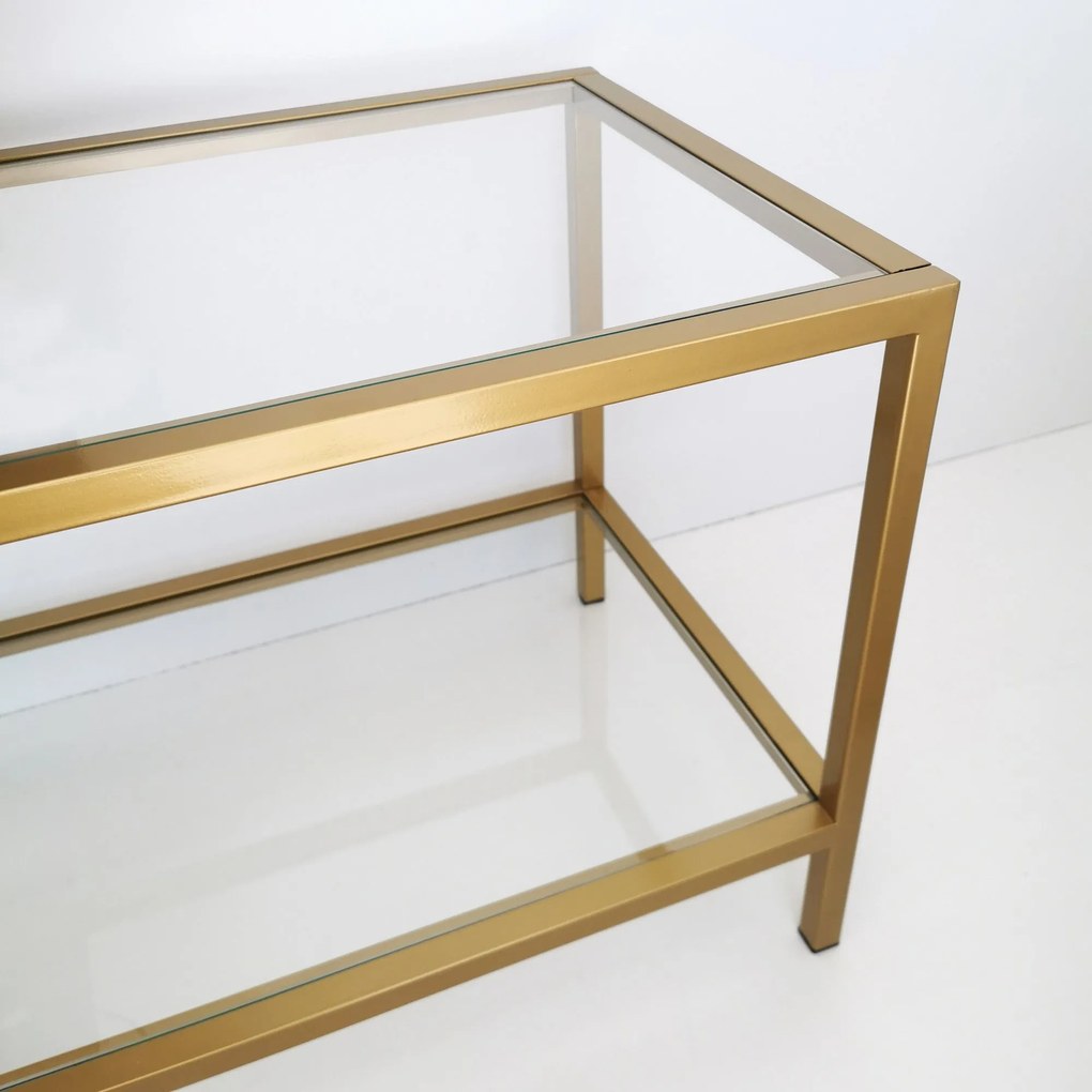 Móvel para TV Basic – Dourado – 130 cm x 45 cm x 40 cm