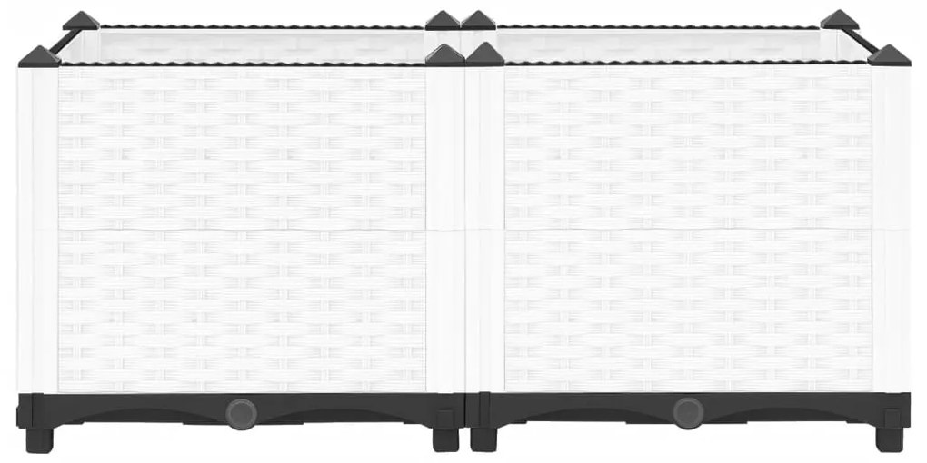 Canteiro elevado 80x40x38 cm polipropileno