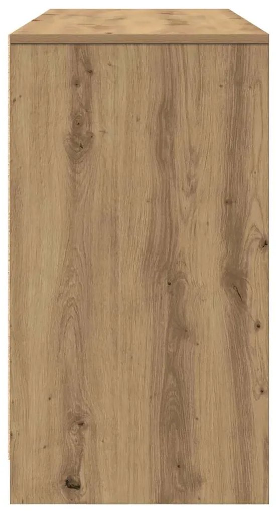Secretária 120x42x76 cm derivados madeira carvalho artisiano