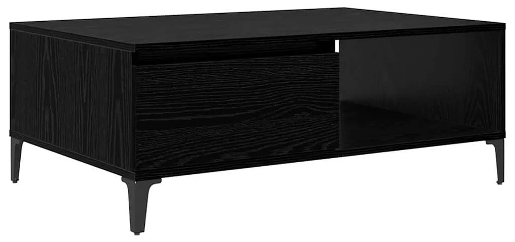 Mesa de centro Carvalho preto 90 x 60 x 35 cm