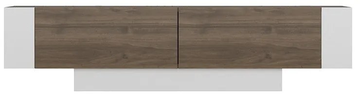 Móvel TV Matera – Nogueira e Branco – 150 x 41,6 x 31,5 cm