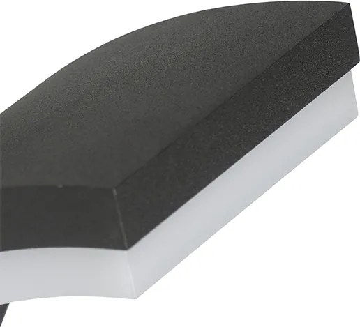 Candeeiro de parede exterior antracite com LED IP54 com sensor de movimento - Litt