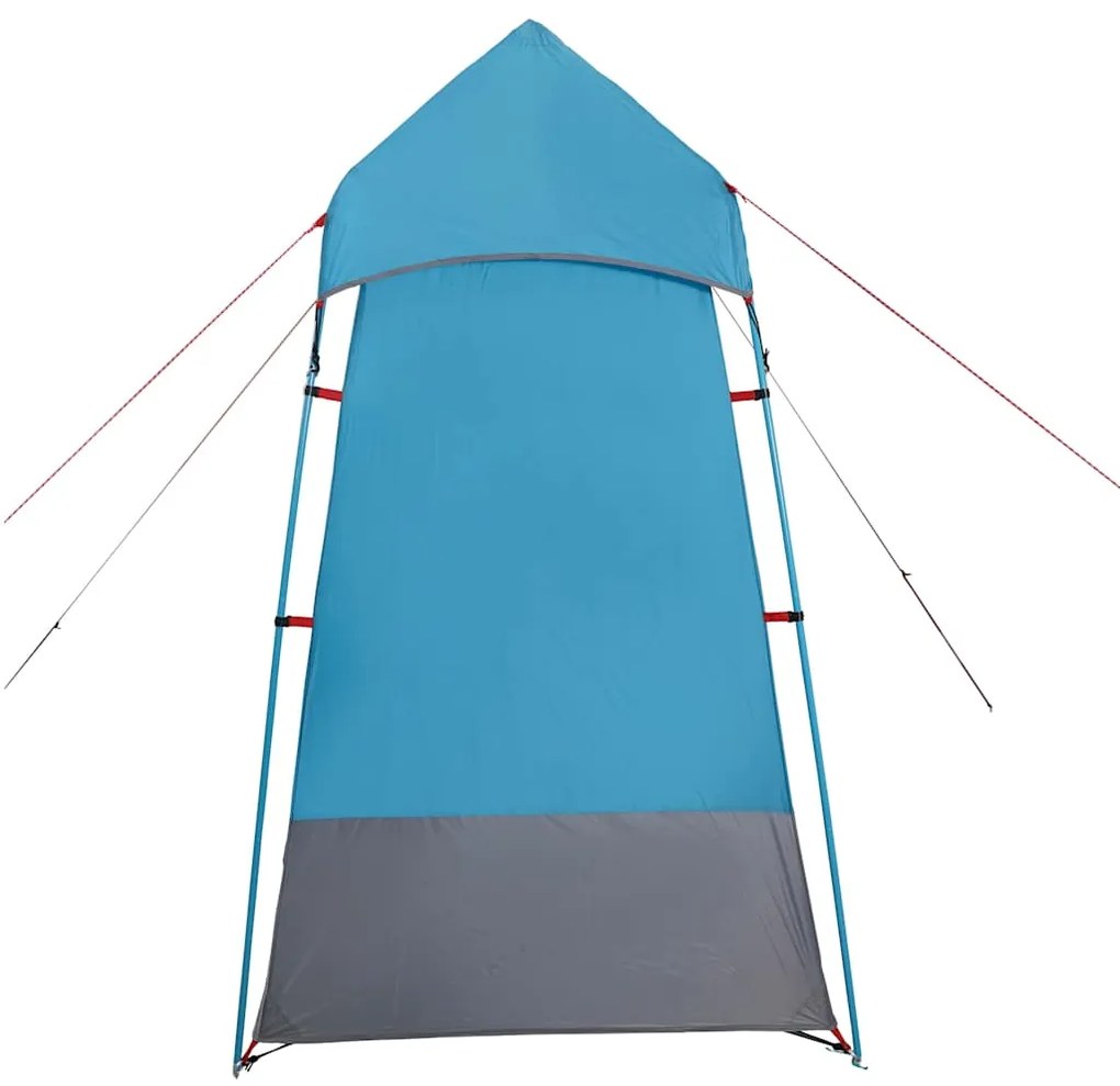 Tenda para sanita impermeável azul